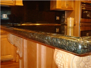 Peacock Gold Granite Finished Product