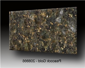 Peacock Gold Granite Slab