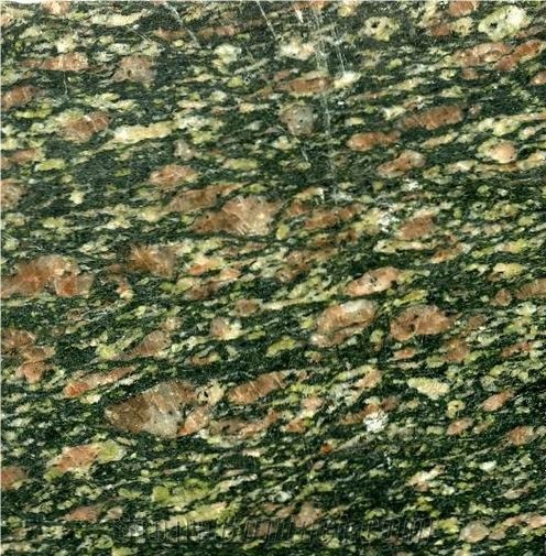 Peacock Green Light Granite importance=