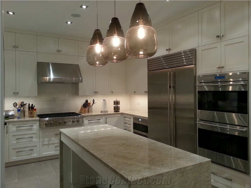 Perla Venata Quartzite Finished Product