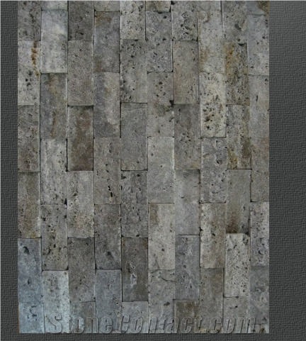 Persian Silver Travertine Finished Product