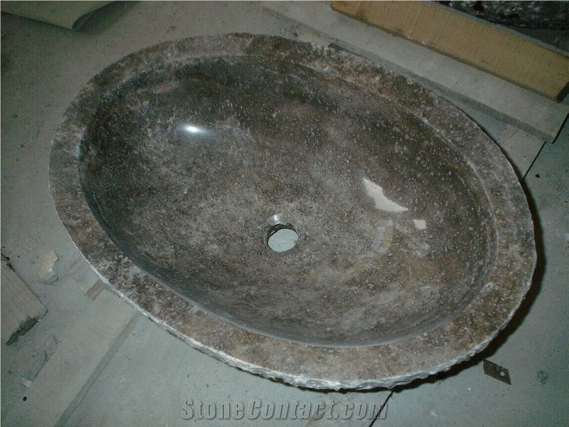 Persian Silver Travertine Finished Product