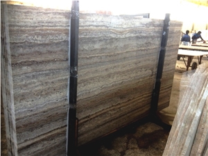 Persian Silver Travertine Slab