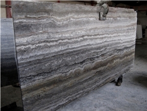 Persian Silver Travertine Slab