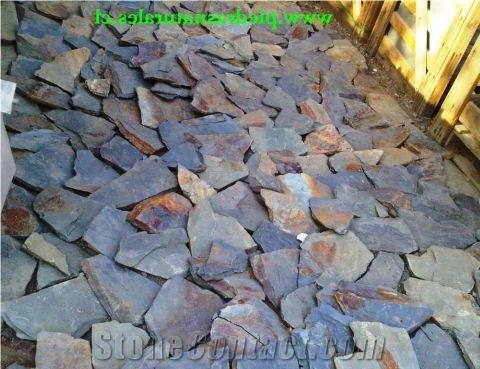 Piedra Laja Negra Slate Finished Product