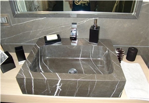 Pietra Gray Marble Finished Product