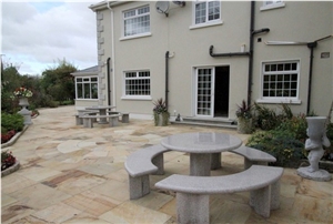 Pink Garden Granite Finished Product
