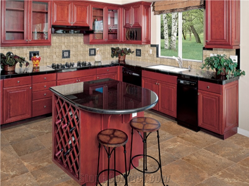 Pon Black Granite Finished Product