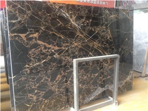 Athens Portoro Marble Slab