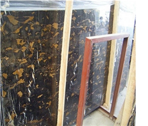 Athens Portoro Marble Slab