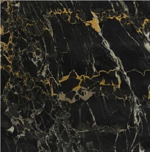 Portoro Nero Giallo Marble Tile