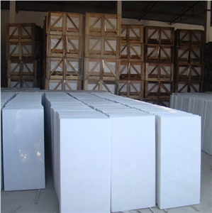Pure White Marble Finished Product