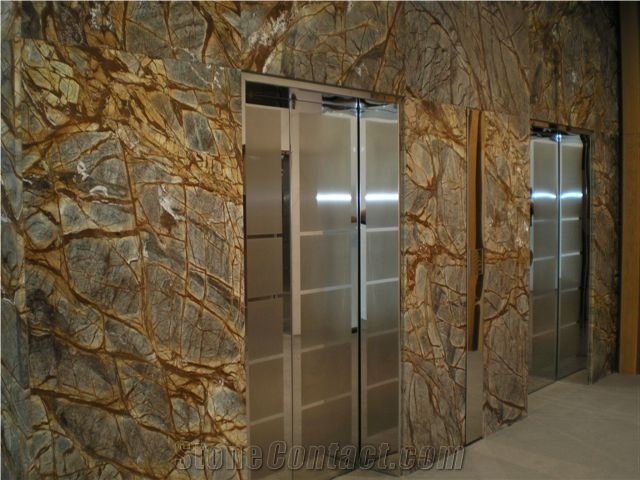 Rainforest Brown Marble Finished Product