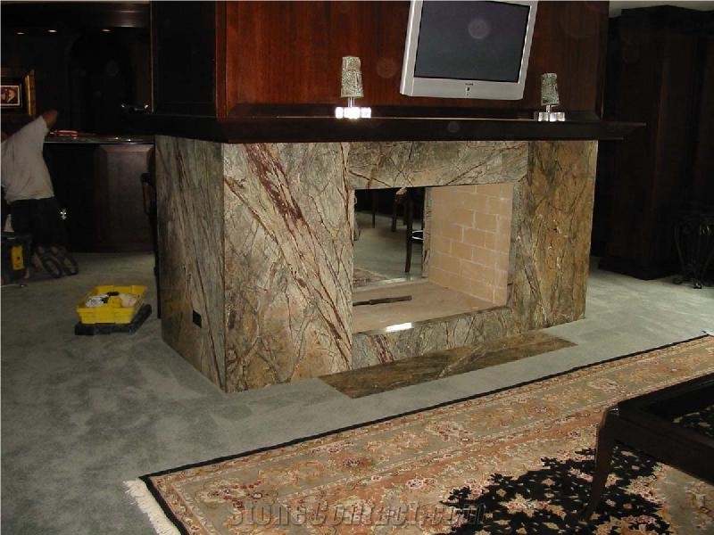 Rainforest Green Marble Finished Product