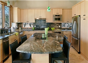 Rainforest Green Marble Finished Product