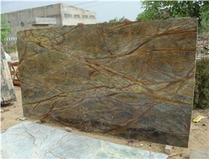 Rainforest Green Marble Slab