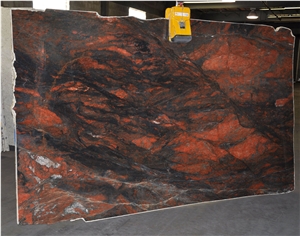 Red Hollywood Quartzite Slab