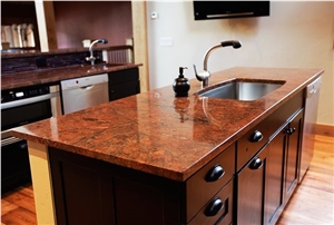 Red Malibu Granite Finished Product