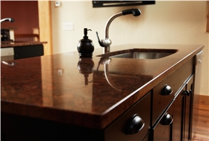 Red Malibu Granite Finished Product