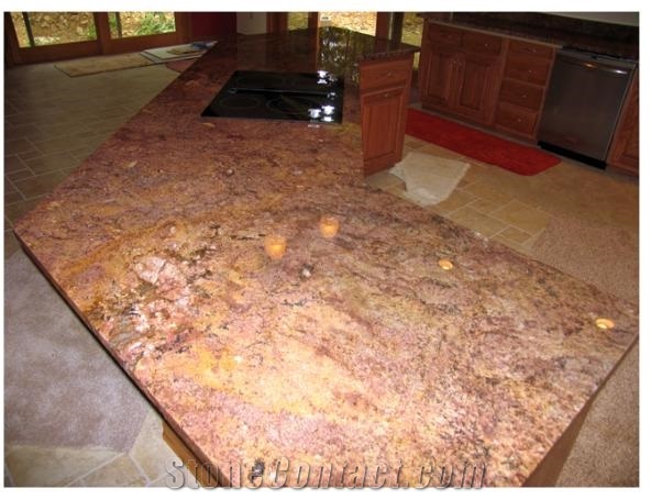 Red Montana Granite Finished Product