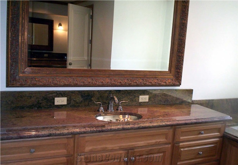 Red Montana Granite Finished Product