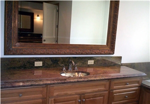 Red Montana Granite Finished Product
