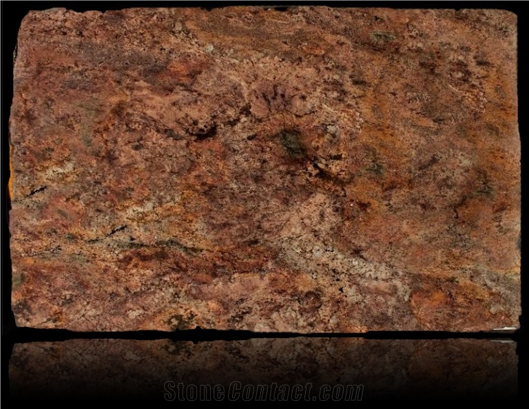 Red Montana Granite Slab