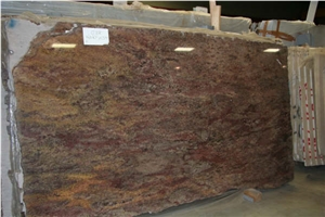 Red Montana Granite Slab