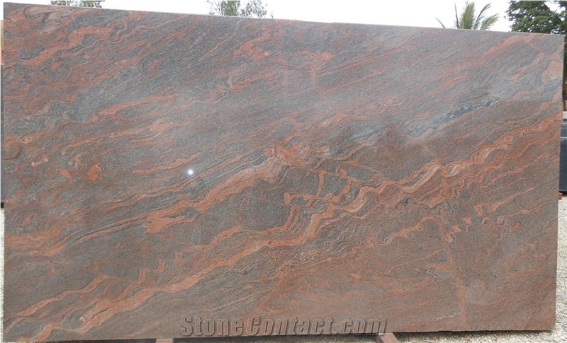 Red Samoka Granite Slab