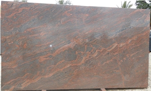 Red Samoka Granite Slab