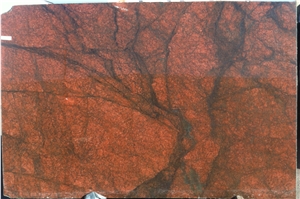 Red Sunset Granite Slab