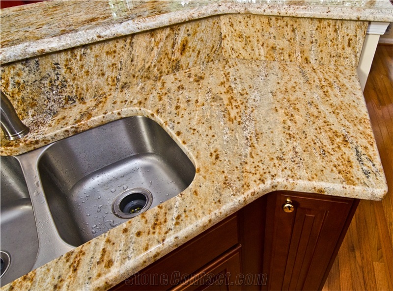 River Gold Granite Finished Product