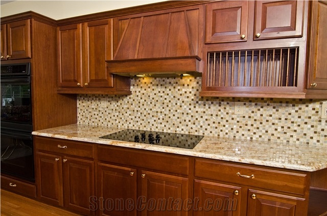 River Gold Granite Finished Product