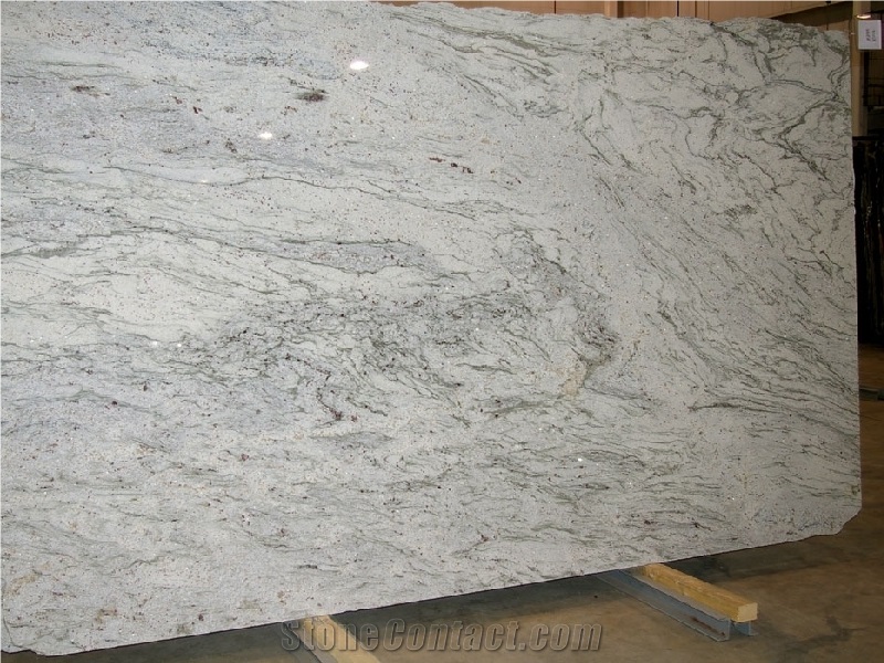 River White Granite Slab