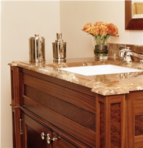 Rojo Coralito Marble Finished Product