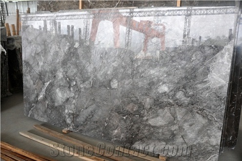 Romantic Grey Marble Slab