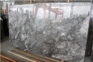 Romantic Grey Marble Slab