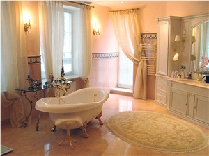 Rosa Portogallo Marble Finished Product