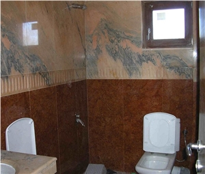 Rosa Portogallo Marble Finished Product