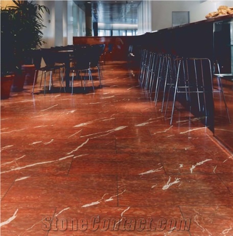 Rosso Alicante Marble Finished Product