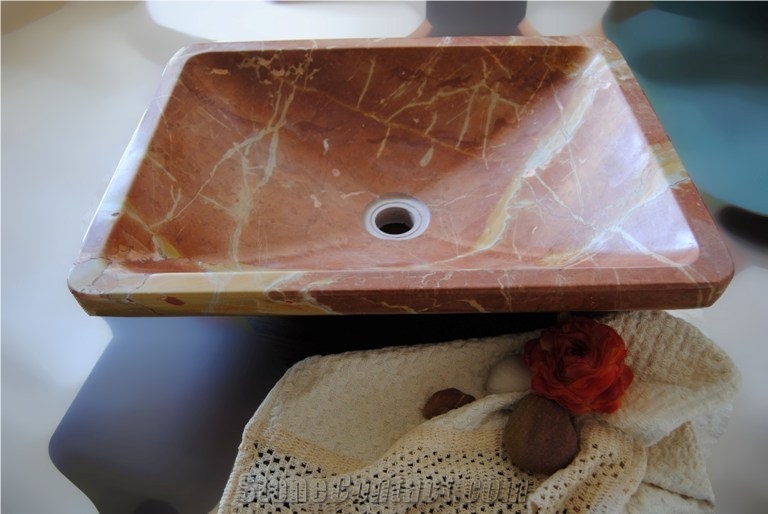Rosso Alicante Marble Finished Product