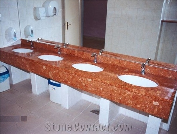 Rosso Asiago Marble Finished Product