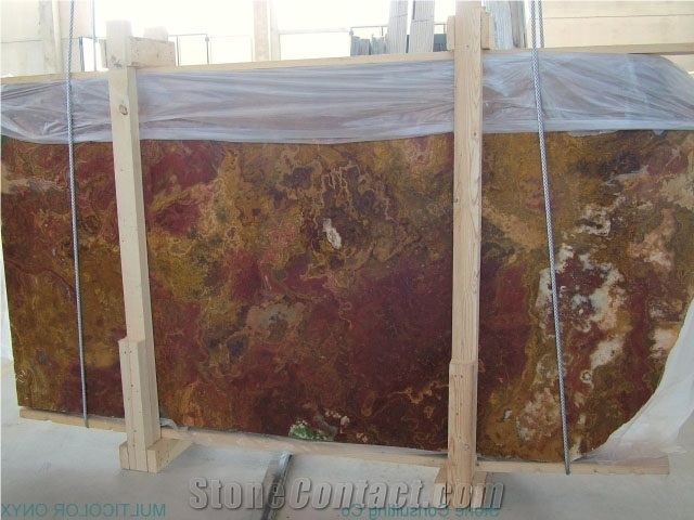 Rosso Diaspro Marble Slab