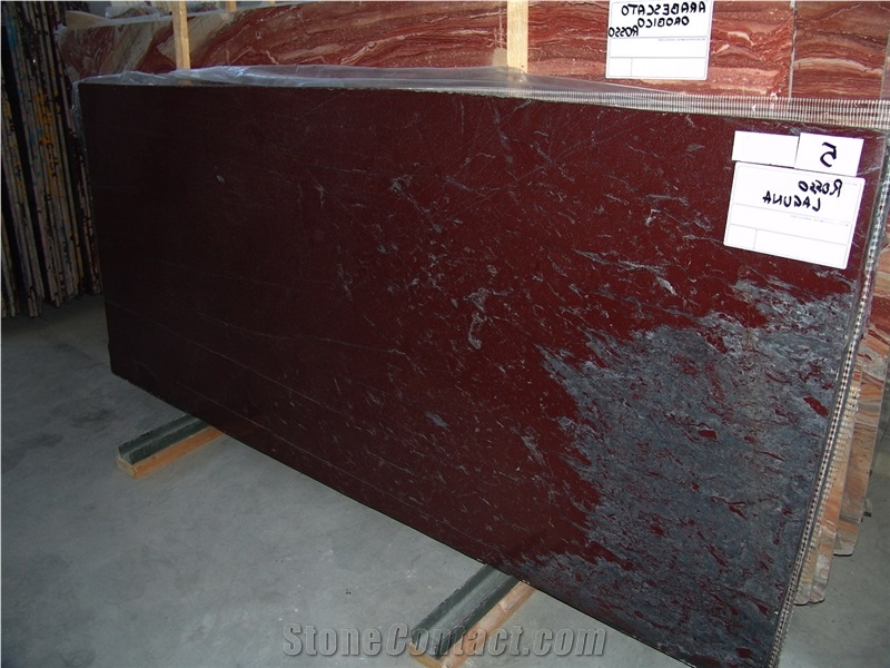 Rosso Laguna Marble Slab