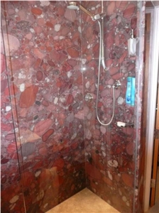 Rosso Marinace Granite Finished Product