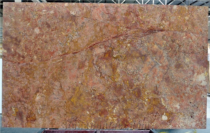 Rosso Samad Marble Slab