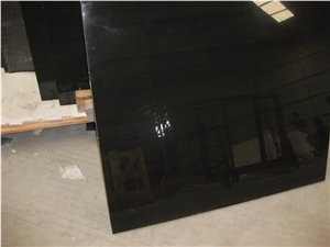 Royal Black Wooden Marble Slab