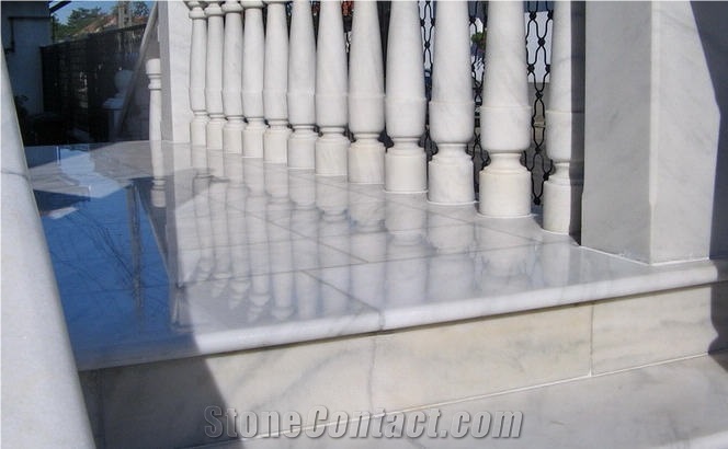 Ruschita White Marble Finished Product