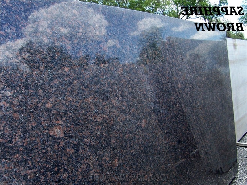 Sapphire Brown Granite Slab