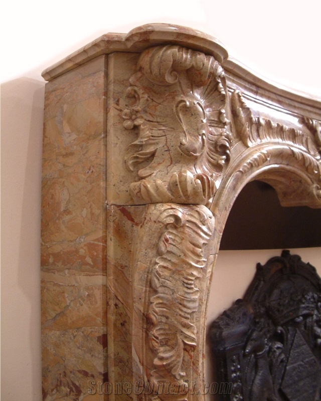 Sarrancolin Framboise Marble Finished Product